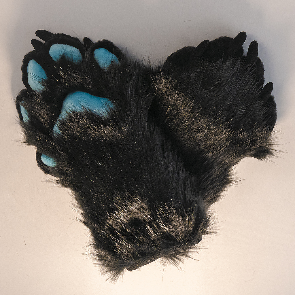 gentlefur 深色系列 手套 兽装爪子 furry fursuit