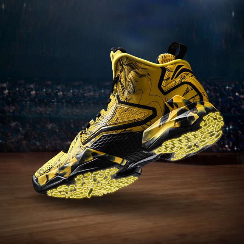 李宁空袭2代高帮篮球鞋冬季男韦德之道耐磨减震运动鞋abak035 tx