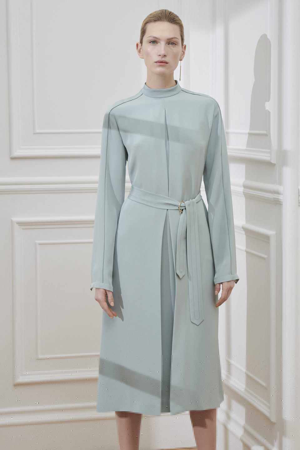 giada伽达女装意大利专柜正品代购 重磅真丝连衣裙 19长袖春夏款