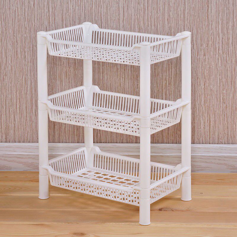 浴室置物架卫生间厕所落地三角塑料收纳架置地式化妆篮洗手间架子