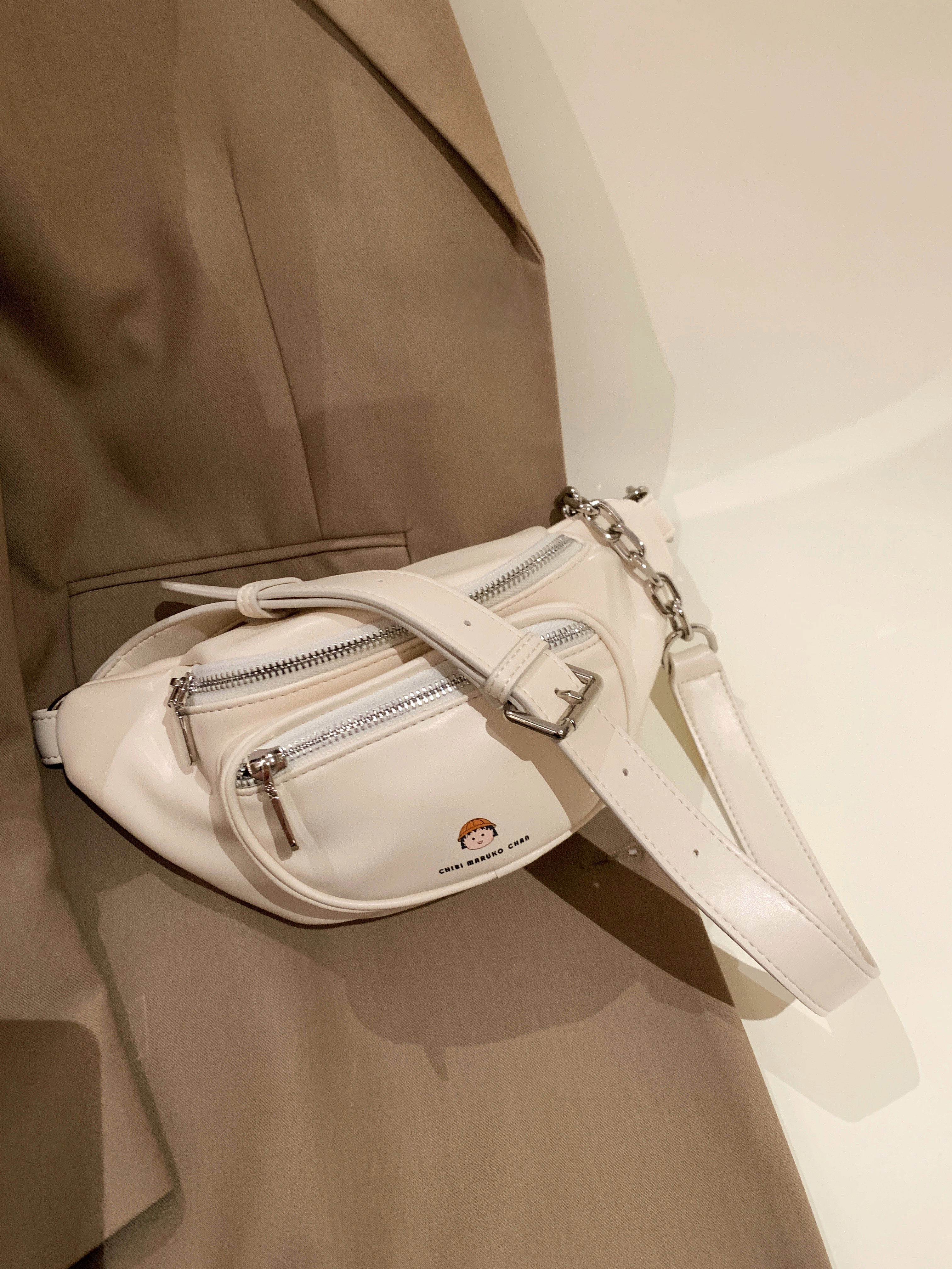 樱桃小丸子x南风联名款 布丽姬特胸包包女休闲包斜挎腰包女潮ins