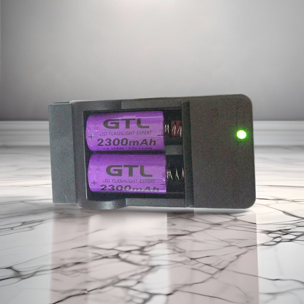 GTL16340强光手电筒锂电池LR123A充电电池相机3.7V3.6V通用锂电池