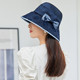 夏季显脸小帽子可折叠防晒帽女2024新款防紫外线渔夫帽女士太阳帽