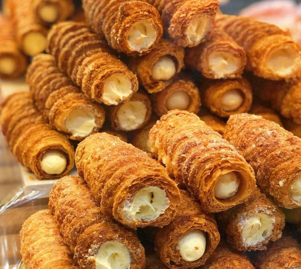 多乐之日奶油号角巧克力号角甜品点心面包顺丰