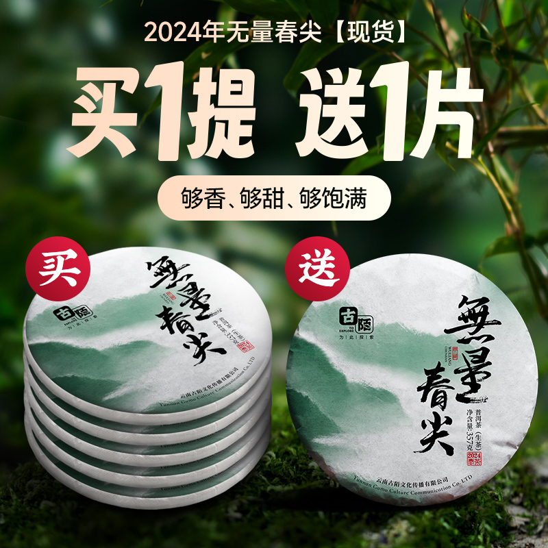 2024年春茶现货 普洱茶生茶饼新