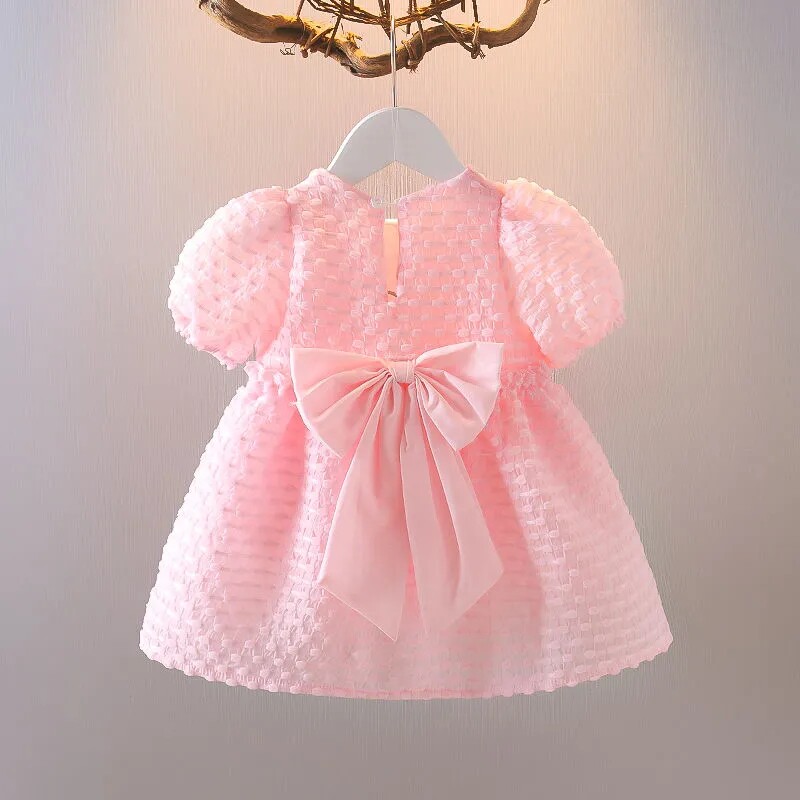 女宝宝夏装小裙子婴儿一周岁礼服洋气百天衣服女童夏季公主连衣裙
