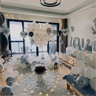 求婚布置套装网红室内520情人节氛围装饰表白道具告白气球生日用
