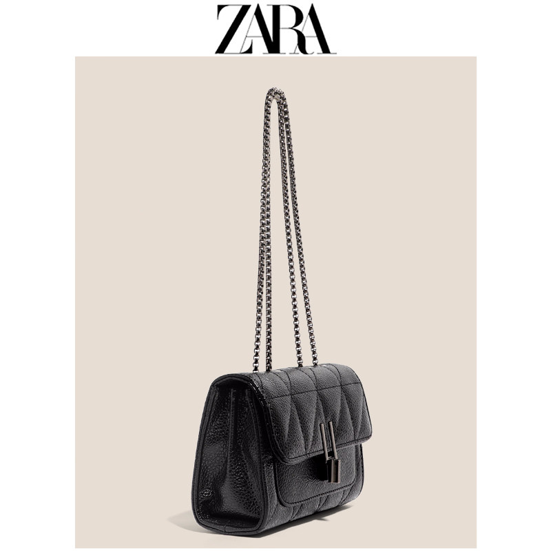 zara女包小方包2022新款小众斜挎单肩包