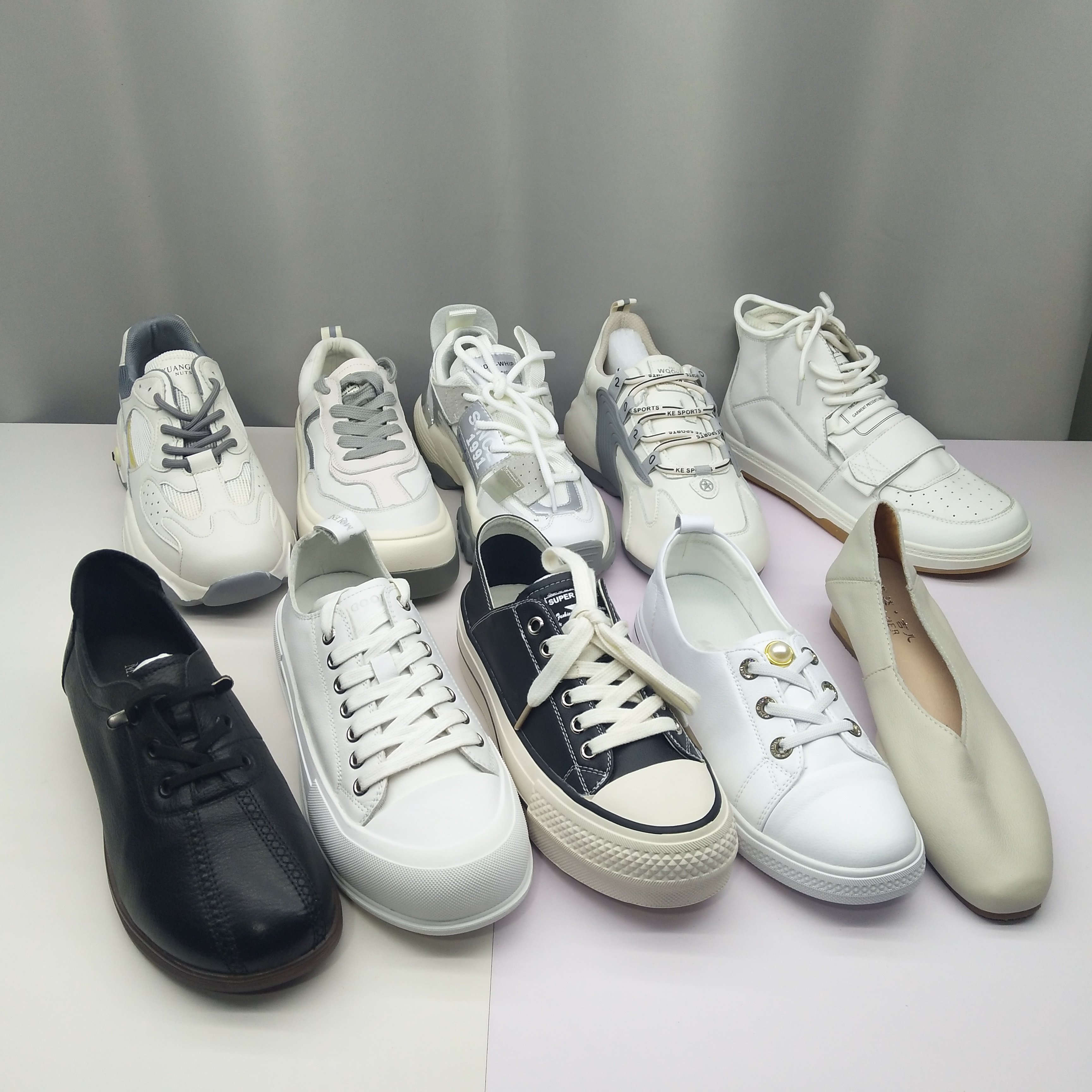 撤柜断码清仓春新款休闲运动真皮女鞋百搭孤品选择尺码挑选款式