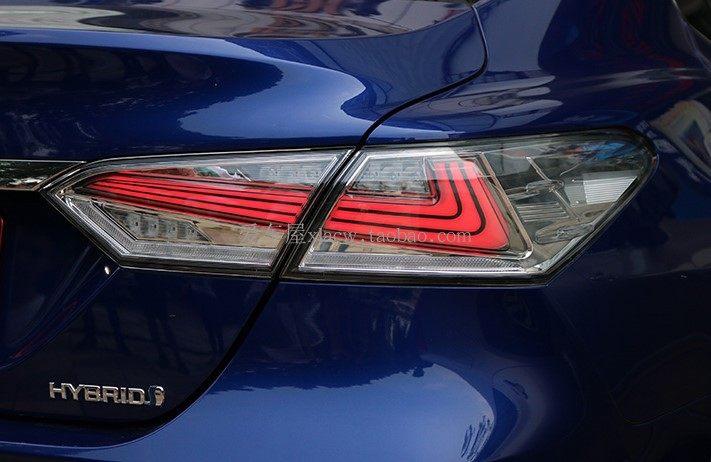 适用于18-20凯美瑞尾灯总成扫描全led流水流光转向光导行车灯八代