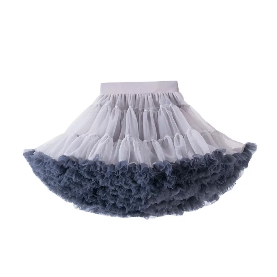 2022秋冬新款女童夏季网纱半身裙蓬蓬裙加大多层儿童加蓬tutu裙仙