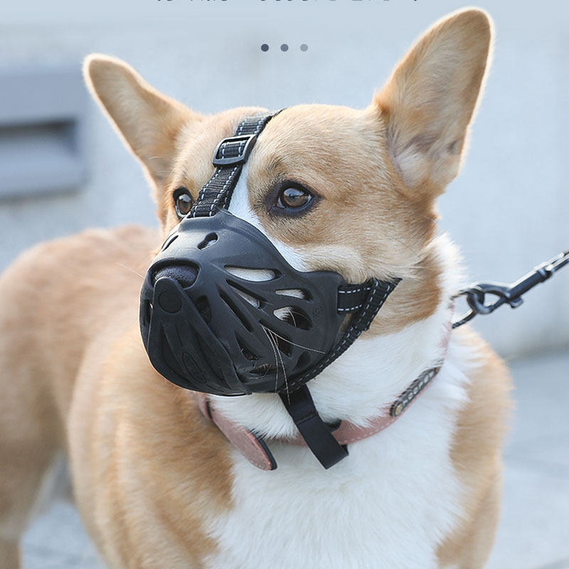 狗狗嘴套防咬叫乱吃捡食柯基狗套口罩小型中型犬嘴罩狗罩宠物用品