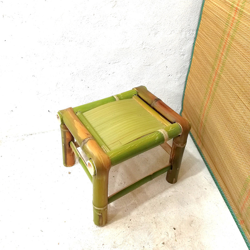 编制竹子椅跳舞小凳子舞蹈凳背靠背休闲户外竹椅简约竹制椅子优惠券