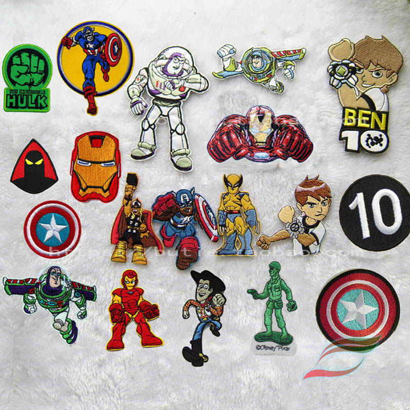 背胶布贴b606巴斯美国队长xman雷神忍者神龟ben10胡迪大兵卡通贴