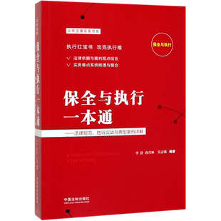 【新华正版】《保全与执行一本通》法律规范胜诉实战与典型案例详解 云亭法 法律执行红宝书 中国法制出版社