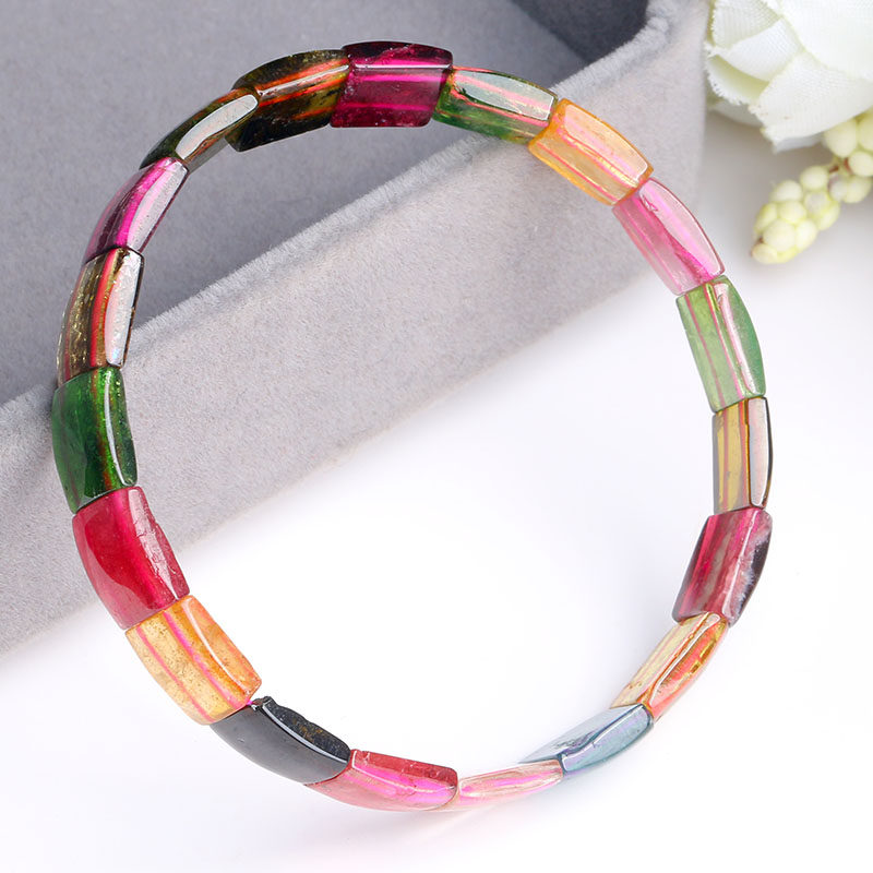 天然碧玺手排10.35g 弧面形 21007