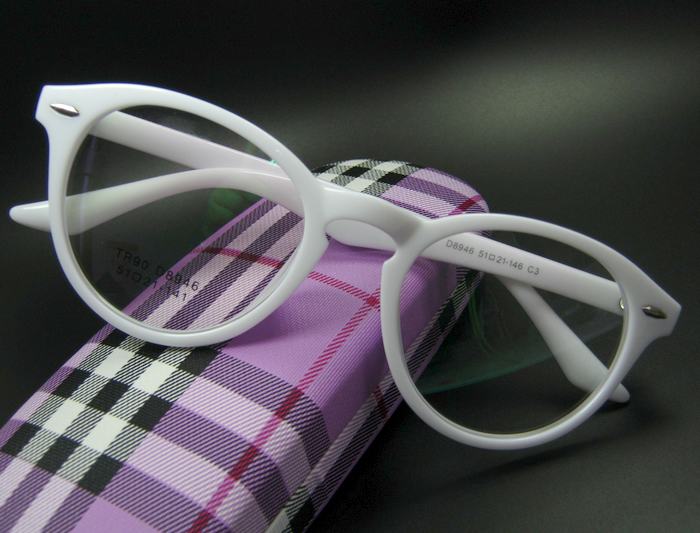 The new ultralight TR90 men and women circular myopia Spectacle frame white Full Frame 8946 Frame Lensin the ZIPPO/Swiss Army Knife/Glasses , Frames category - from Buy2taobao.com to provide professional Taobao agent buy service
