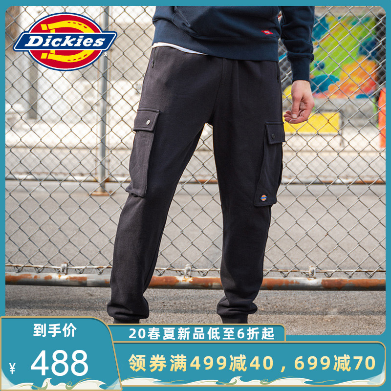 Dickies工装风多袋卫裤 男式春季新品腰部抽绳休闲长裤子DK007470