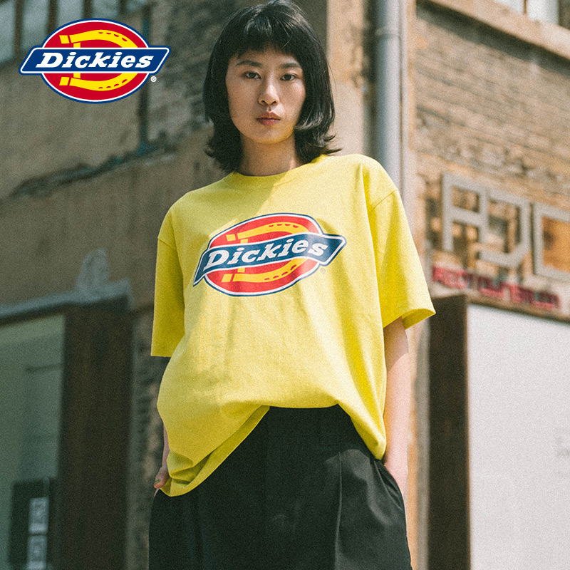 Dickieslogo短Tee 男女同款情侣款宽松版短袖T恤DK006287