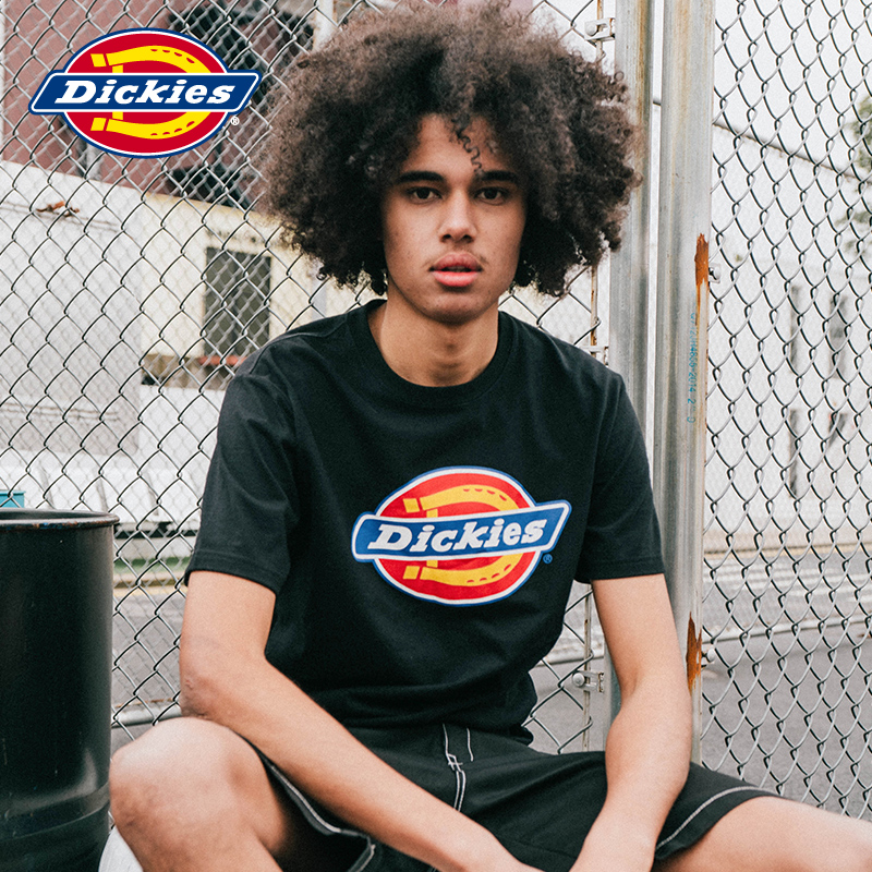 Dickies前后大Logo印花短袖T恤 男士休闲圆领TEE DK006099