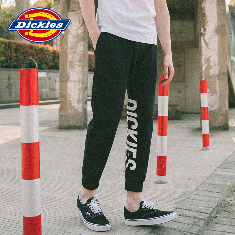Dickies内侧字母印花卫裤 休闲运动裤男士宽松 收口束脚 DK006458