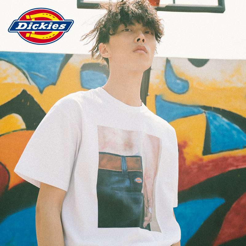 Dickies前身照片印花SABLO MIKAWA合作款男式全棉短袖T恤DK006511