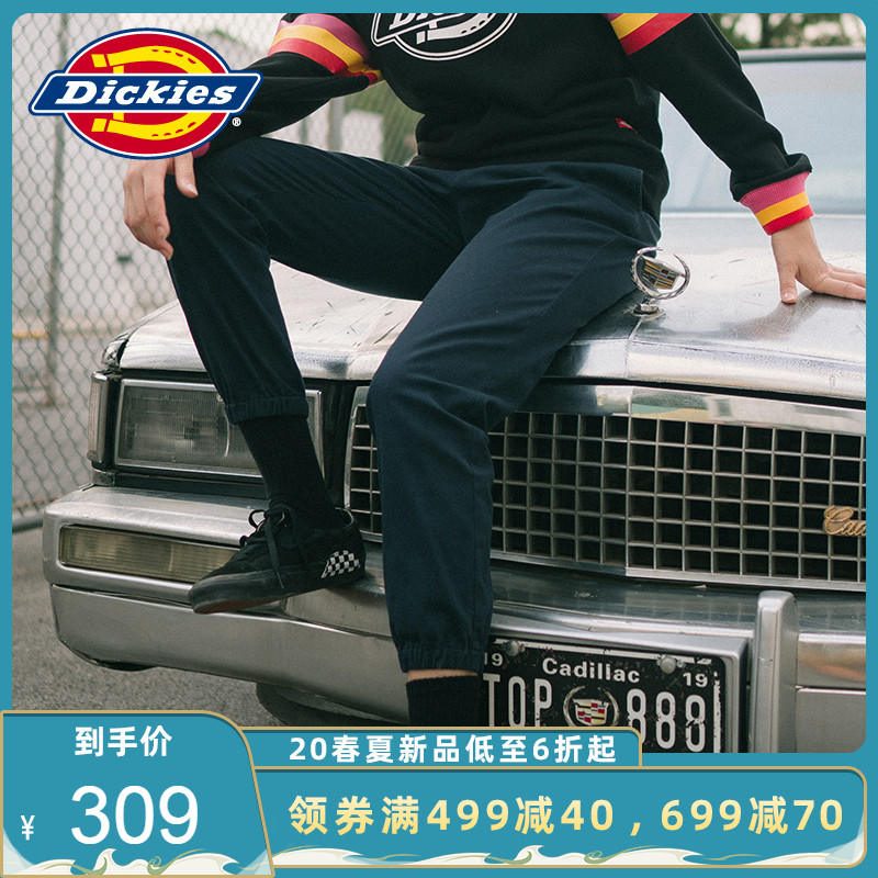 Dickies棉弹力慢跑裤 女式秋冬新品脚口橡筋休闲长裤 DK007082