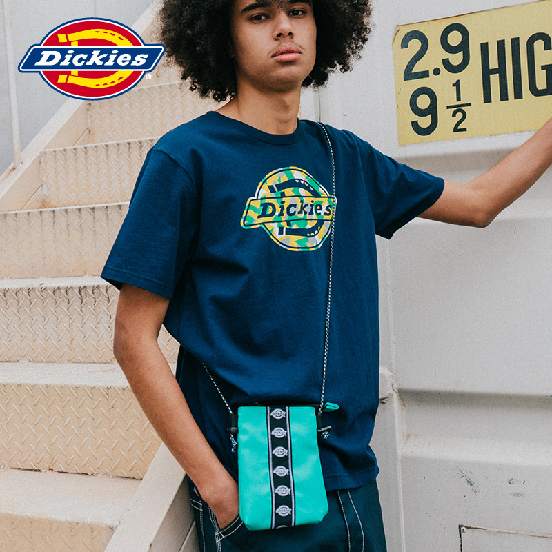 Dickies春夏新款随身小包潮流织带设计单肩背包休闲情侣DK006618