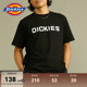 Dickies 春夏 圆领印花休闲百搭短袖T恤上衣内搭 男女情侣