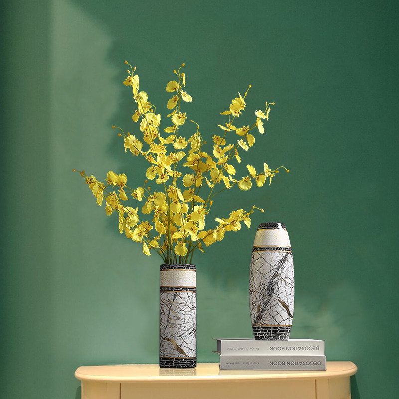 轻奢摆件欧式插花瓶花艺搭配套装创意家居客厅样板间软装饰品摆设