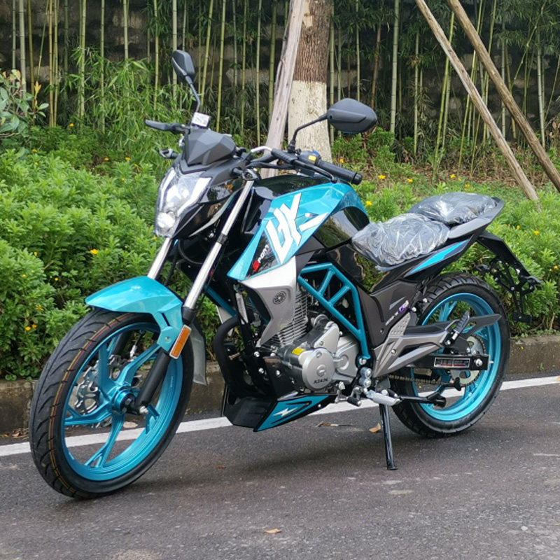 全新国四ak150nk款升级175豪华男装摩托车街车整车可上牌电喷机车