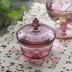 Iris phong cách châu Âu bát đường với nắp retro kính màu không chì pha trà hoa quả sấy khô cà phê đường jar jar - Cà phê