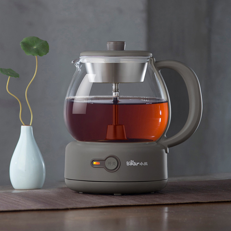小熊养生壶玻璃电煮茶壶家用全自动蒸汽喷淋式煮茶器花茶黑茶普洱