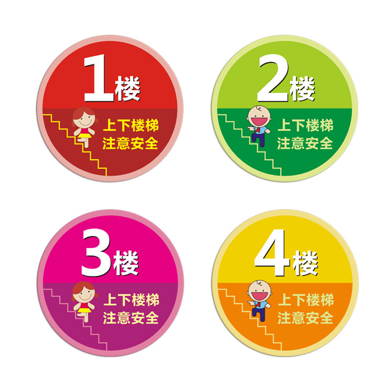 楼梯层数贴数字定制楼号牌楼层索引牌号码牌楼栋牌电梯楼层指示