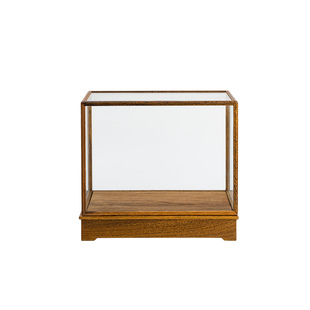 邸高样板房软装饰品方形透明玻璃展示盒柜罩子保护防尘博古架摆件