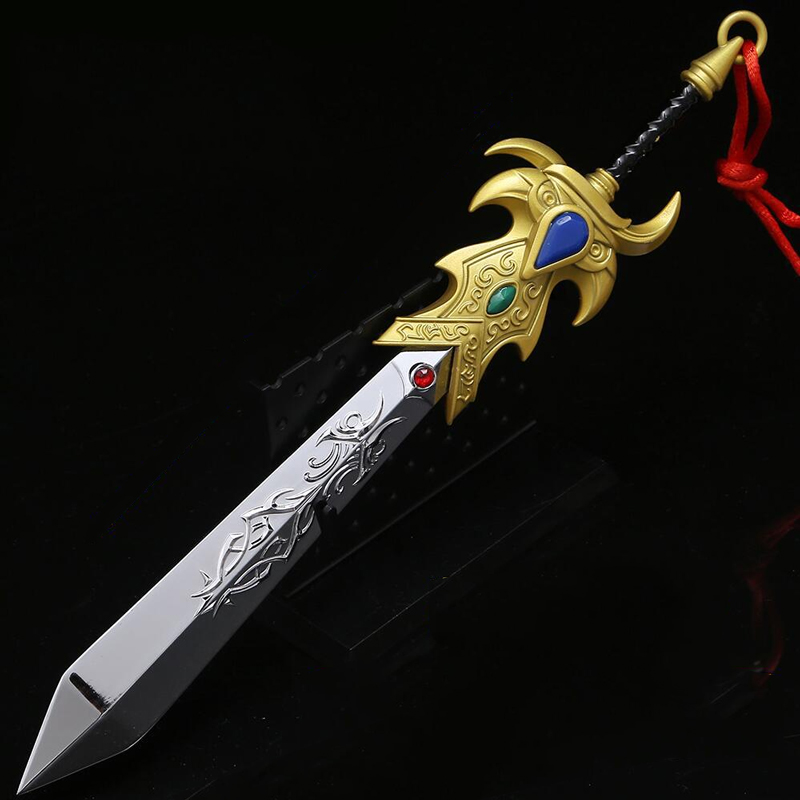 联盟游戏周边亚索源计划疾风剑豪全金属武器刀剑模型手工艺品摆件