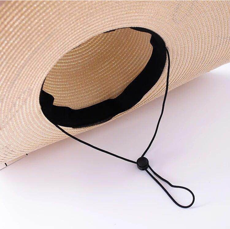 帽子配件可调节可拆卸松紧防风绳线绳草帽遮阳帽专用防风绳