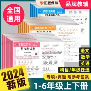 2024随堂帮学霸活页卷期末测试卷三四五六年级下册小学英语人教pep版三年级起点词汇句型专项练习卷期末复习测评真题模拟冲刺卷子