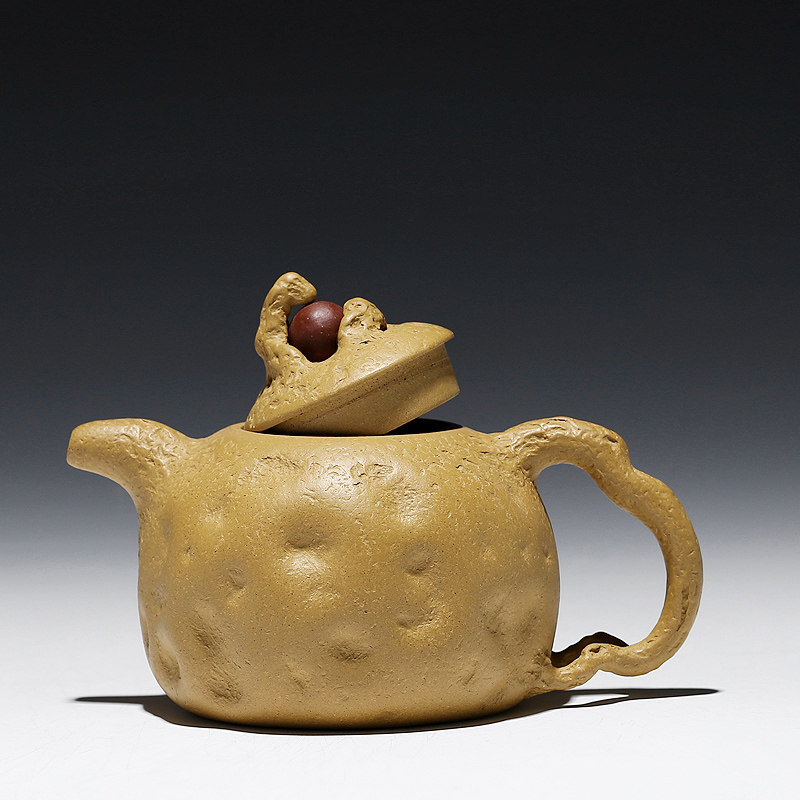 国家级高级工艺师 朱亚卫 《龙球供春》极品本山绿泥 紫砂壶收藏