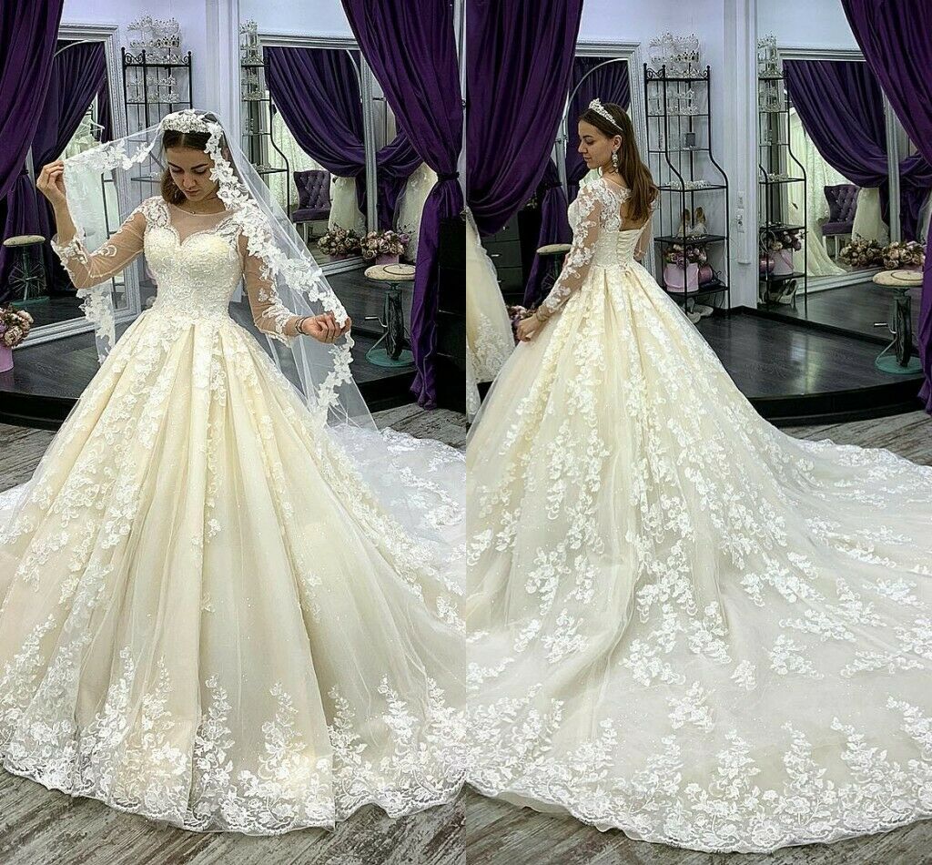 主婚纱礼服2020新款赫本风新娘定制 Wedding Gown Bridal Dresses