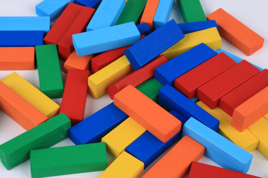 玩具益智 木制大号原木数字层层叠原木色积木叠叠高儿童益智力玩具