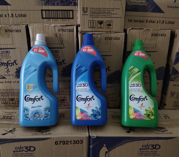 越南進口Comfort金紡衣物柔順劑洗衣液衣服護理劑護理液1.8L包郵在類目 洗護清潔劑/衛生巾/紙/香薰, 衣物清潔劑/護理劑, 洗衣液中 - 來自Buy2taobao.com提供專業的淘寶代購服務