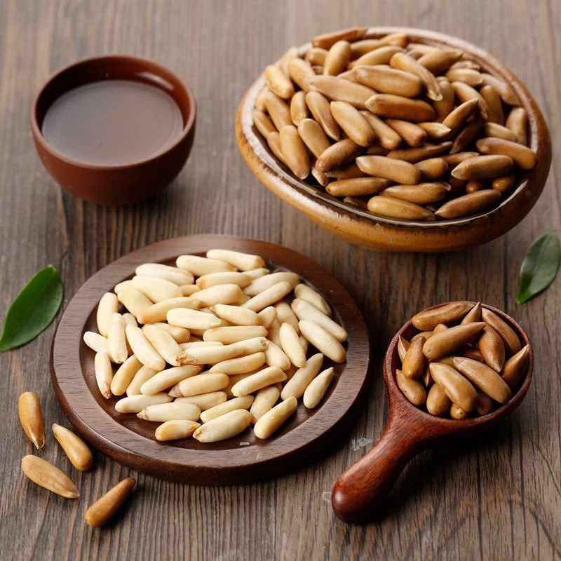 手剥松子400g巴基斯坦特产红松子带壳松仁特大颗粒原味坚果山姆代