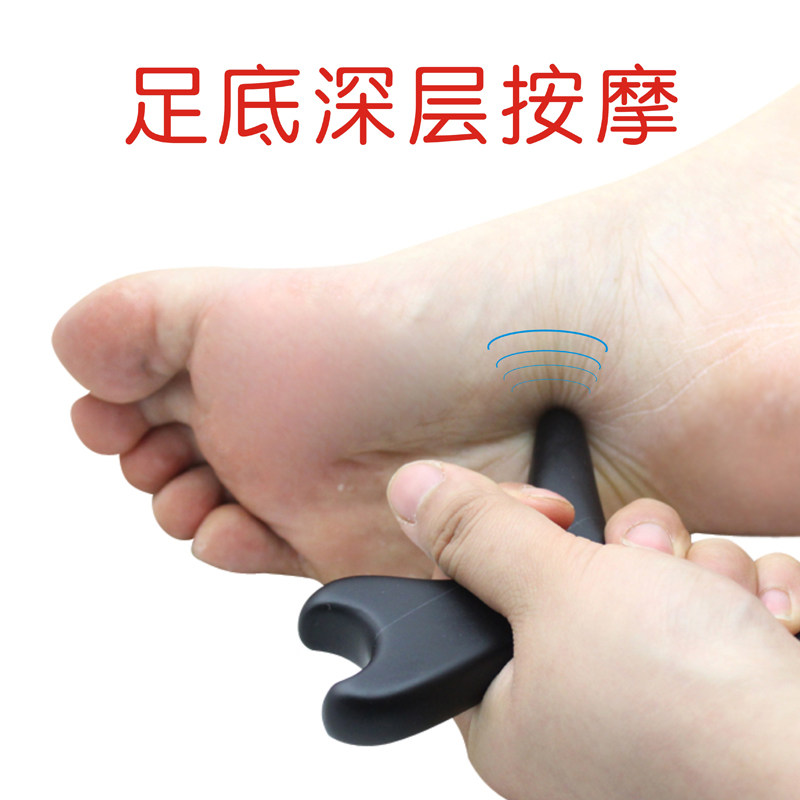 砭石足疗棒脚底脚部穴位足部点穴棒的工具按脚棒三角雀足底按摩棒