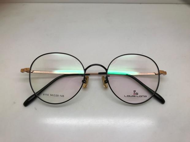 midun米顿路易诗兰纯钛眼镜架多边形视镜全框6110眼镜架