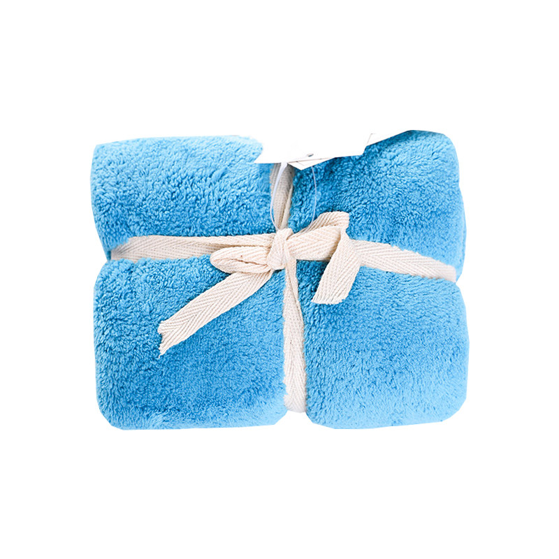 【2件包邮】棉花糖般柔软触感马卡龙色珊瑚绒速干吸水毛巾洗脸巾