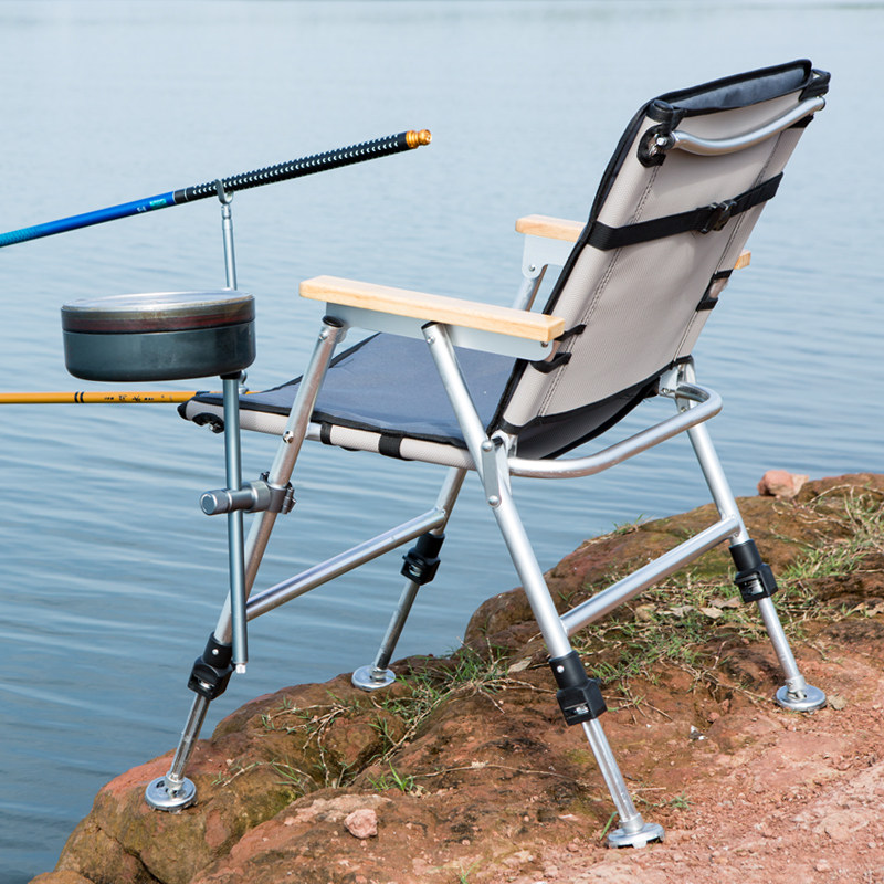 空钩悟道正品 四海认证新款小钓椅折叠便携多功能炮台架筏钓鱼椅