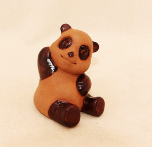 手工陶艺动物 创意泥人 陶土娃娃人物 陶瓷娃 陶人泥塑摆件