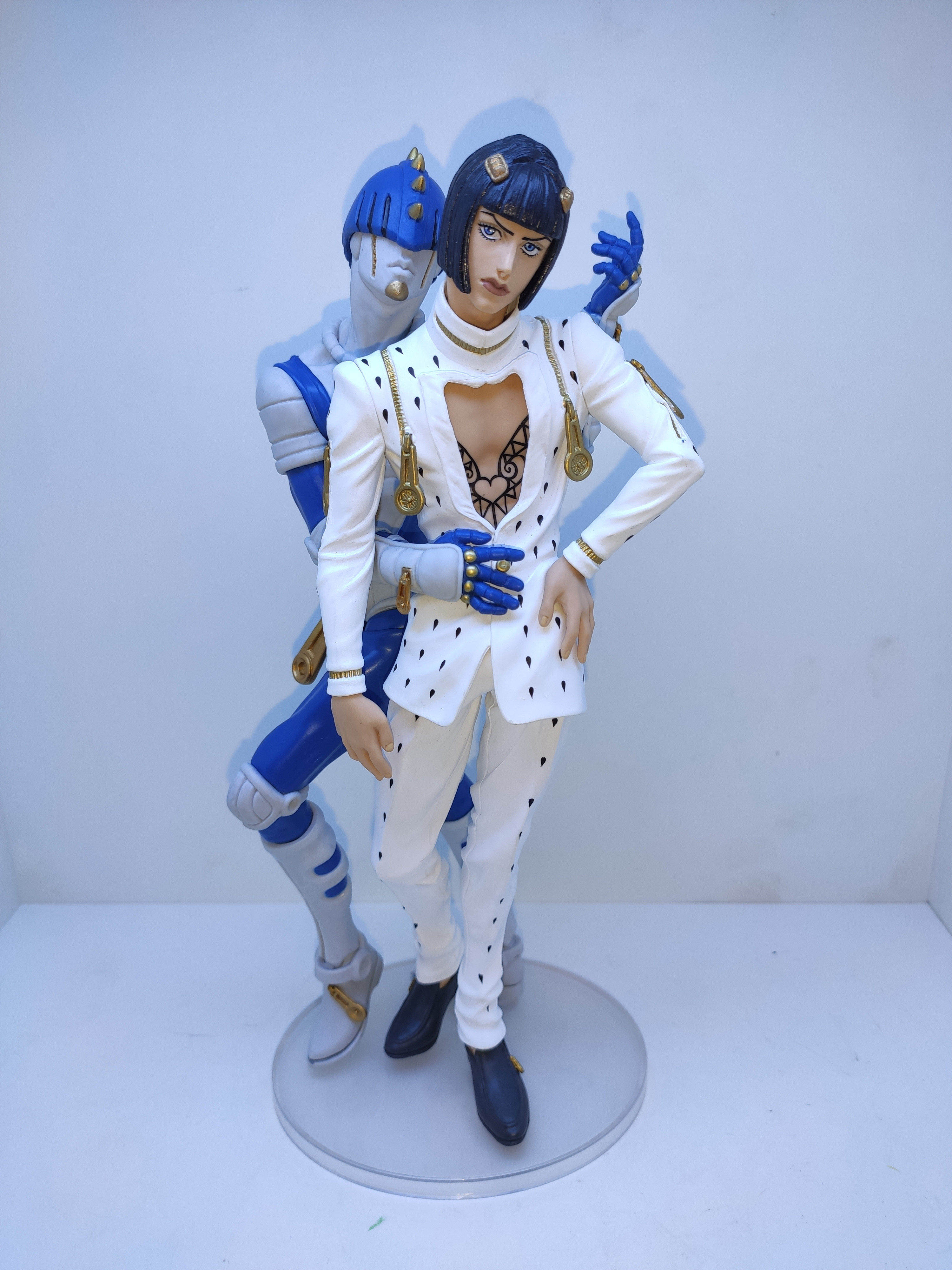 【移不动】jojo的奇妙冒险 黄金之风 布加拉提 替身 钢链手指手办
