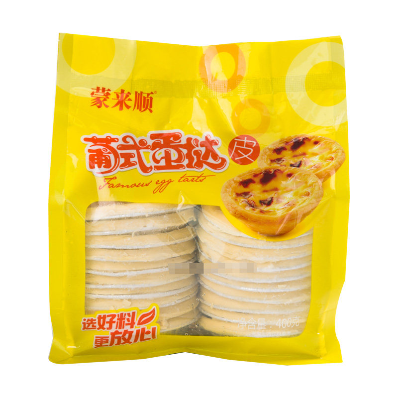 蒙来顺葡式蛋挞皮400克/袋